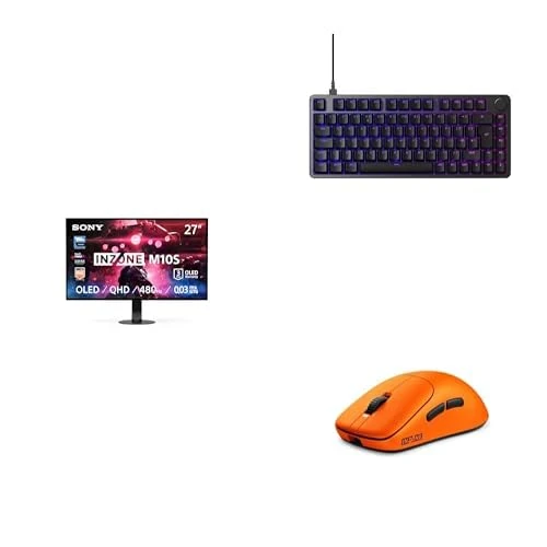 Sony INZONE M10S 27“ OLED QHD PC Gaming Monitor + INZONE Keyboard (UK) & Fnatic Gaming-Mouse - Image 1