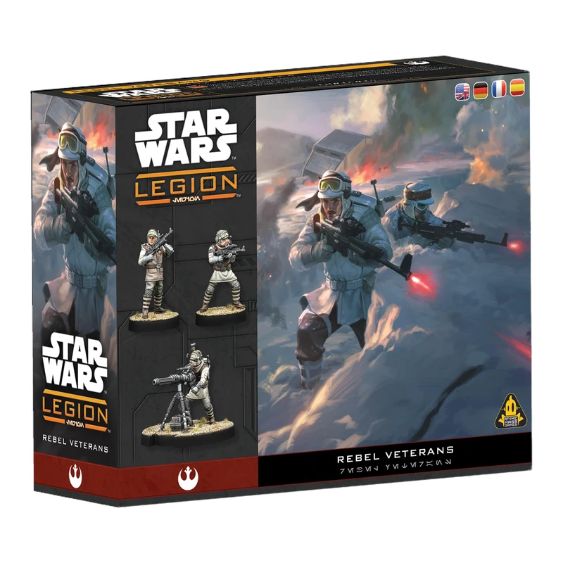 Atomic Mass Games | Star Wars: Legion Rebel Veterans | Miniatures Expansion, Star Wars: Legion Corps Unit With 11 Miniatures And Upgrade Cards | 2 Players | 90 Minutes