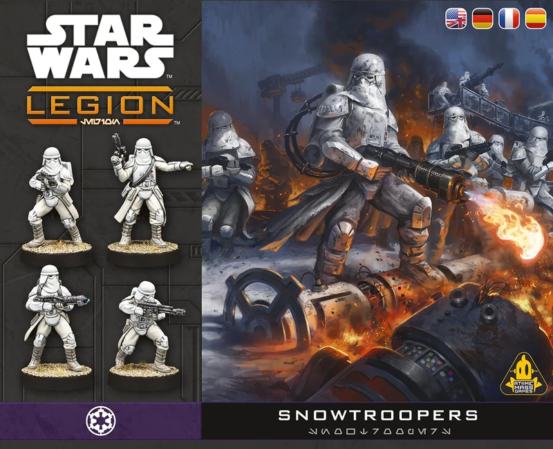 Asmodee | Star Wars: Legion - Snowtroopers | Miniatures Game | Ages 14+ | 2 Players | 90 Minutes Playing Time