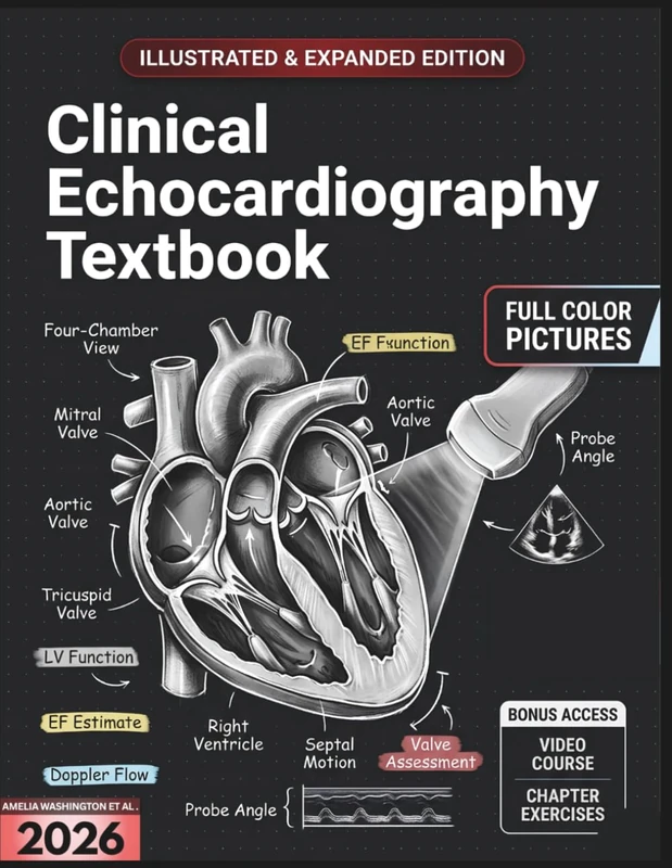 Clinical Echocardiography Textbook - Practical Cardiac Imaging Guide