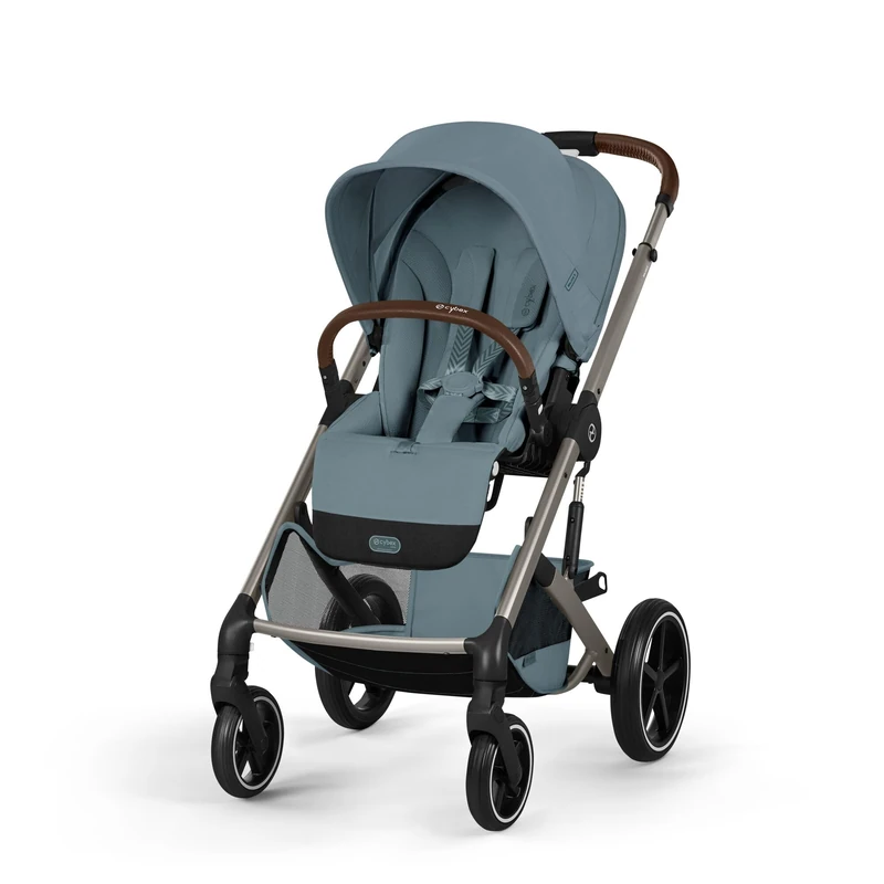 CYBEX Gold Stroller BALIOS S LUX & Fold Cot, Stormy Blue