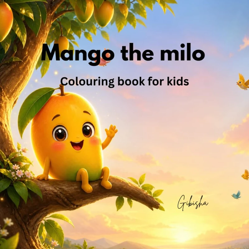 Mango the milo: Fun story and colouring book for kids