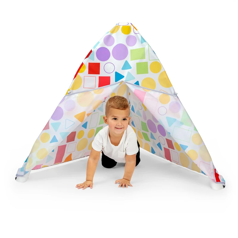 Baby Einstein Discover More 4-in-1 Developmental Play Gym & Activity Mat, Multisensory, for Ages 0 Months to Toddlers - Image 1