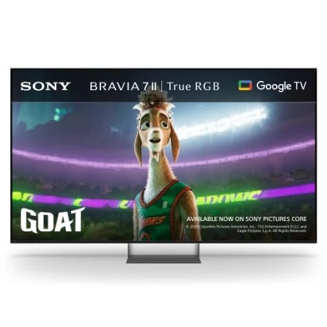 Sony BRAVIA 7 II True RGB 50 Inch TV, 4K Smart TV (Google TV), RGB LED, XR Processor with AI Technology, 120hz Television with Dolby Vision/Atmos, PS5 compatibility, 50XR75M2, 2026 Model