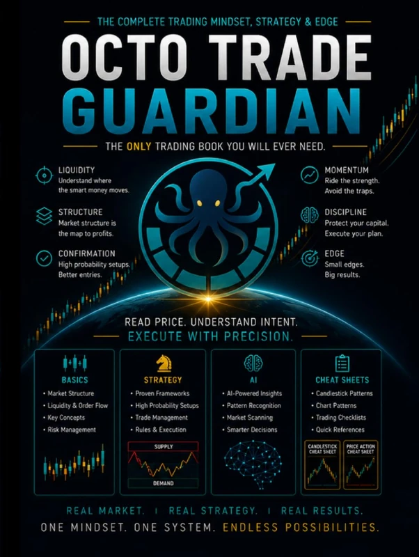 OCTO TRADE GUARDIAN: The Complete Trading Course for Market Structure, Strategy, Risk Management & Trading Psychology