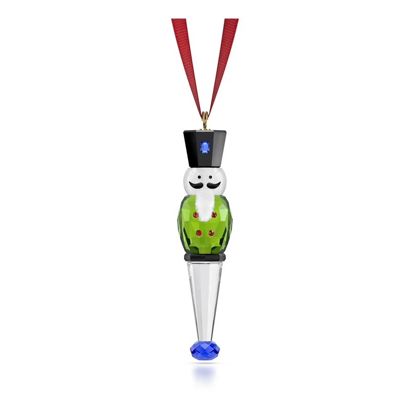 Swarovski Holiday Cheers:Ornament Nutcracker Green