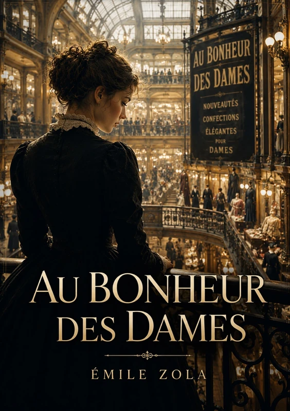 Au Bonheur des Dames: Une jeune vendeuse découvre l'effervescence des grands magasins parisiens, un monde de comptoirs, d'étalages, de réclames de commerce et de vente