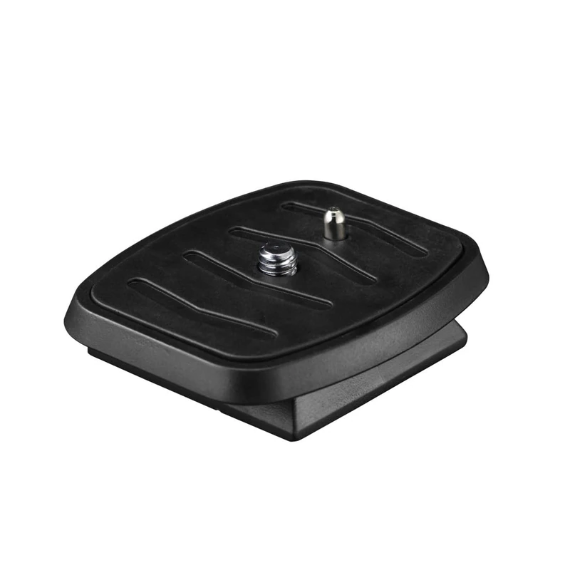 Quick Release Plate for Hama Tripods, 1/4 Inch, Black