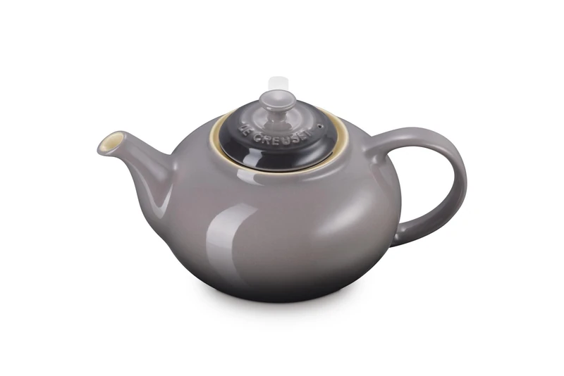 Le Creuset Stoneware Teapot with Stainless Steel Infuser, 1.3l, Flint