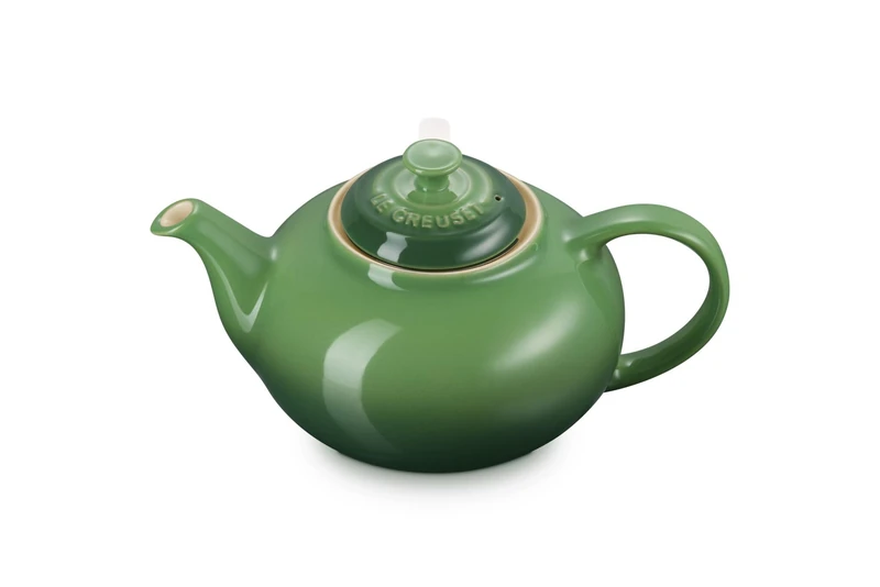 Le Creuset Stoneware Teapot with Stainless Steel Infuser, 1.3l, Bamboo