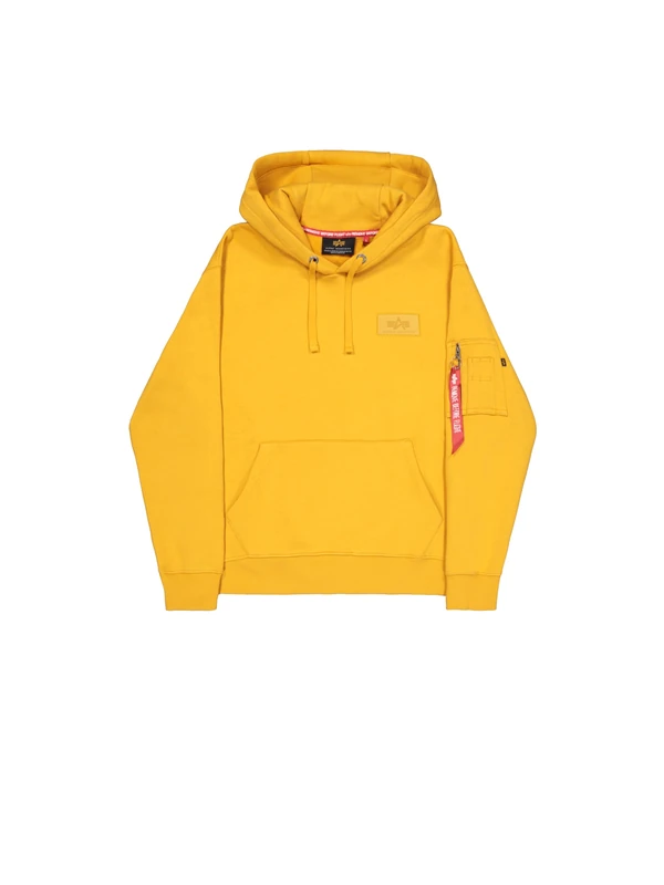 Alpha Industries Men's Backprint Hoodie, Wheat, L