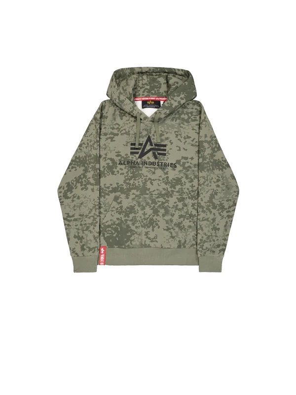 Alpha Industries Men's Basic BL Camo Hoodie, M48 Forest Camo, XXL