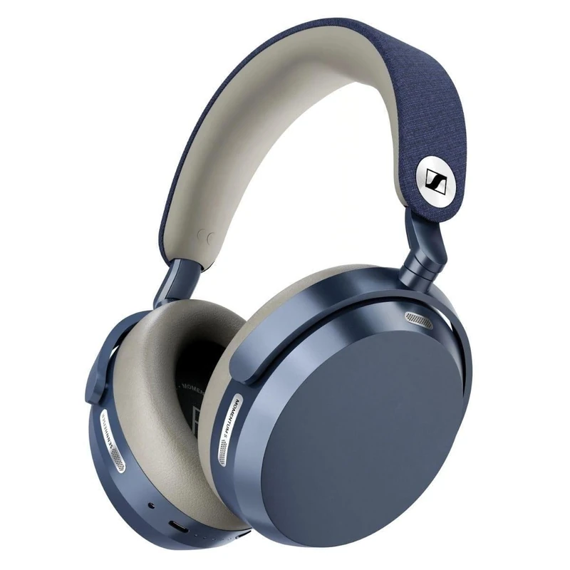 Sennheiser MOMENTUM 5 Wireless Noise Cancelling Headphones – Bluetooth Headphones with Crystal‑Clear Calls, Adaptive ANC, Over‑Ear Design, 57‑Hour Battery, Dolby Atmos and Lossless audio, Denim