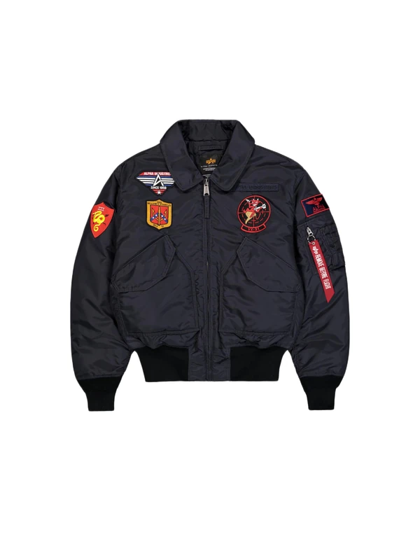 Alpha Industries Men's CWU-45/P Devils Brigade Bomber Jacket, Iron Grey, 3XL