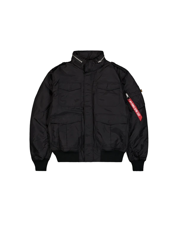 Alpha Industries Men's M-65 Hybrid Sherpa Jacke, Black, L