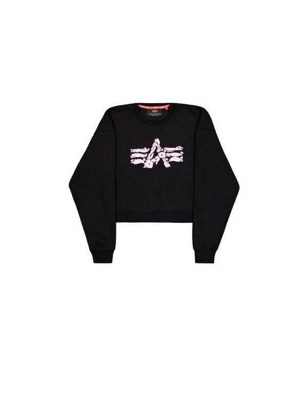 Alpha Industries Women's Alpha Altitude Sweatshirt, Black, S - Image 1
