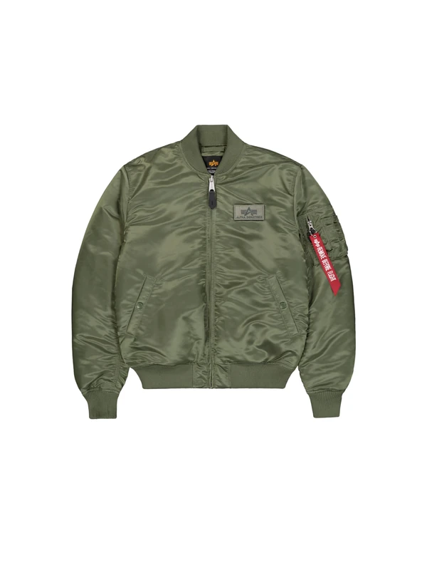 Alpha Industries Men's MA-1 VF EMB Back Bomber Jacket, Sage-Green, S