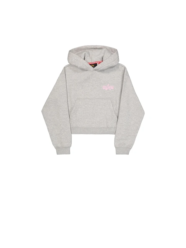 Alpha Industries Women's Riot Hoodie, Grey Heather, S