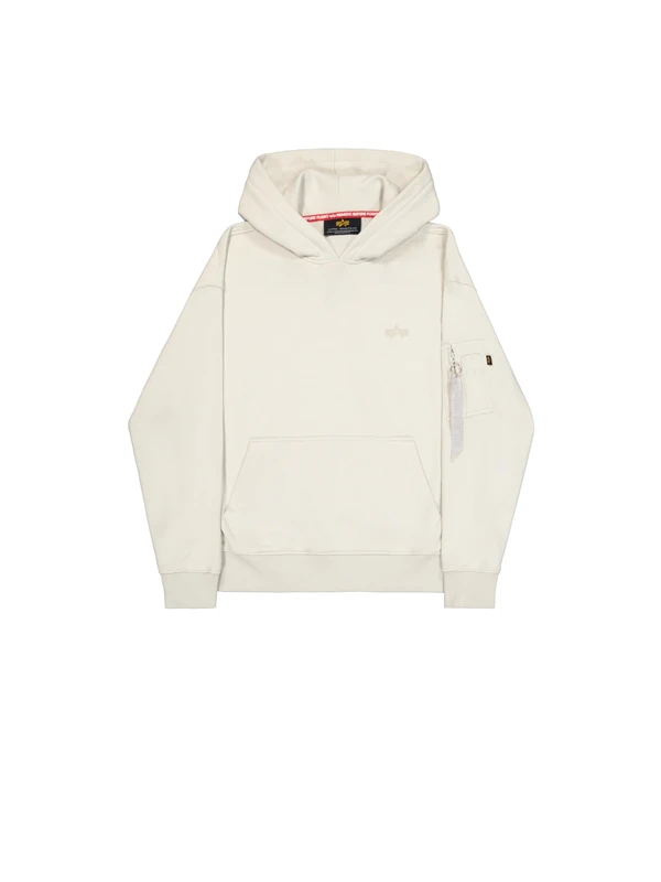 Alpha Industries Men's DTM ML Hoodie, Stone, S