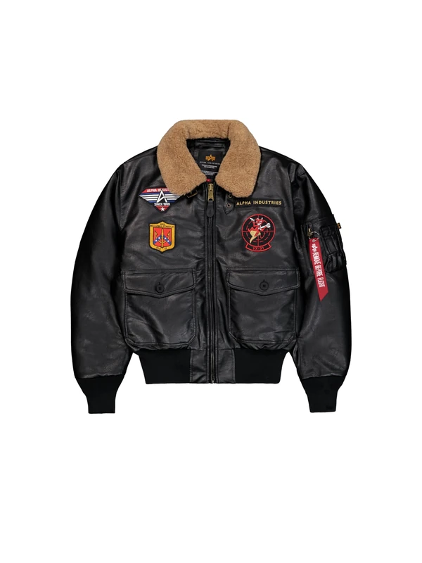 Alpha Industries Men's G1 Devils Brigade FL Bomber Jacket, Black, M