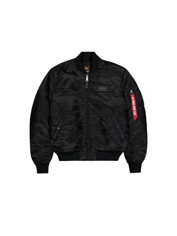 Alpha Industries Men's MA-1 VF EMB Back Bomber Jacket, Black, 3XL