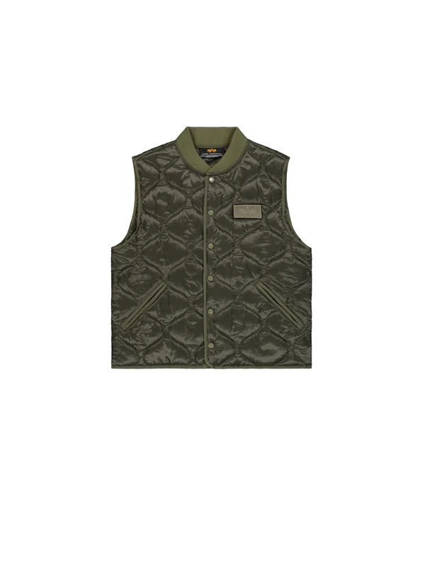 Alpha Industries Men's Q-1 Vest, Dark Olive, L