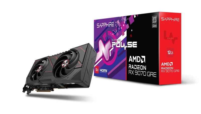 Sapphire Pulse AMD Radeon RX 9070 GRE Gaming OC Graphics Card 12GB