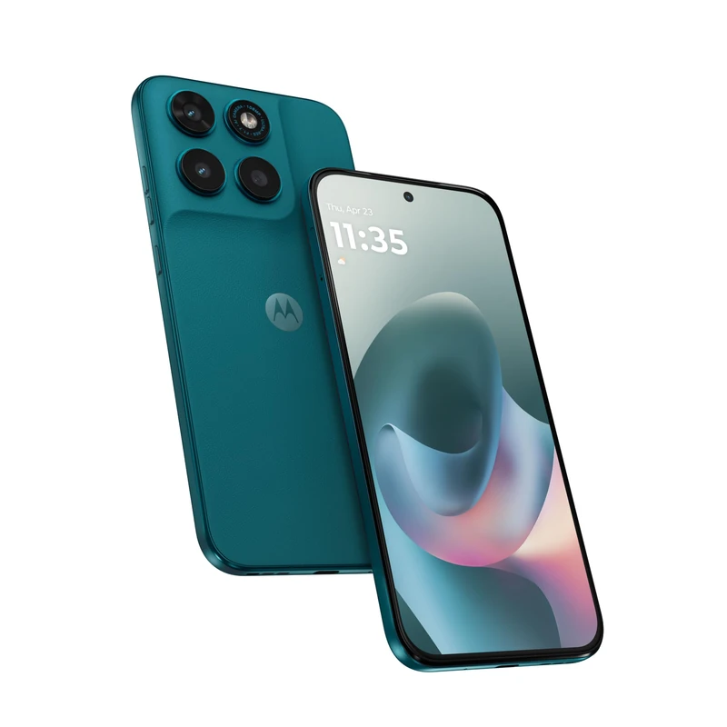 Moto g77 PANTONE Shade Spruce 6.78" fhd+ amoled display 108mp sony lytia camera 5200mah battery turbopower 30 dimensity 6400 with Co2 offset with moto tag 2 laurel oak
