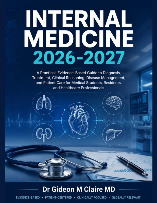 Internal Medicine 2026-2027: A Practical, Evidence-Based Guide to Diagnosis, Treatment, Clinical Reasoning, Disease Management, and Patient Care for ... Residents, and Healthcare Professionals - Image 1