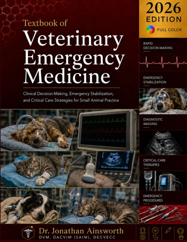 Textbook of Veterinary Emergency Medicine: Clinical Decision-Making, Emergency Stabilization, and Critical Care Strategies for Small Animal Practice ... Veterinary Clinical Medicine Library)