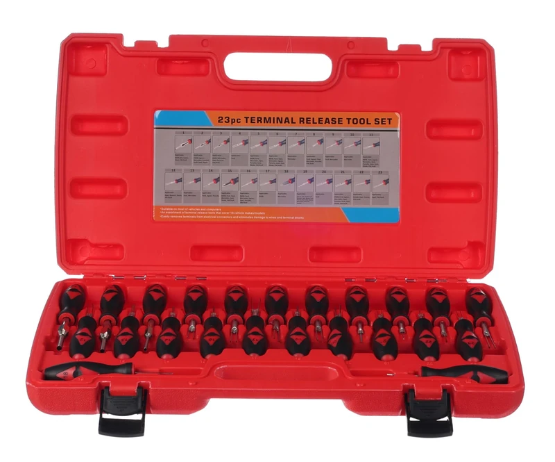 SIXTOL Mechanic Terminal Pin Set 1 | Pin Tool for Connectors 23 Pieces