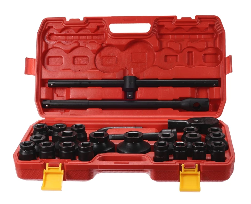 SIXTOL Mechanic Wrench Set 3 | Heavy-Duty Socket Set 26 Pieces - Image 1
