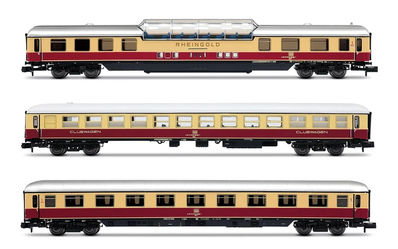 ARNOLD HN4507 AKE Rheingold 3-unit pack, N Gauge Rolling Stock