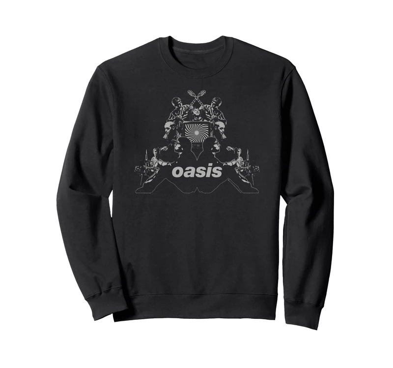 Oasis Band Symmetrical Exclusive Sweatshirt - Image 1