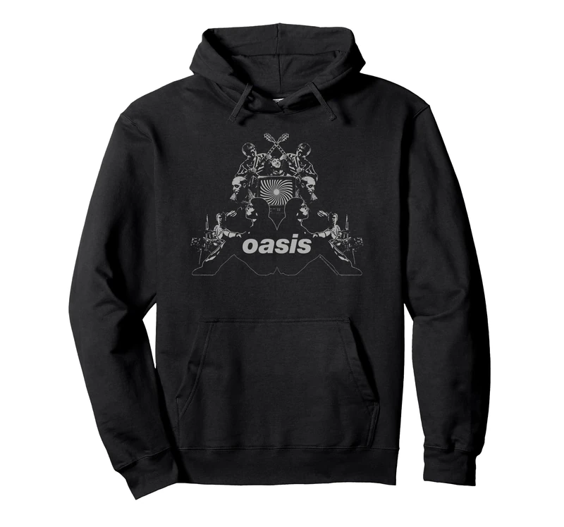Oasis Band Symmetrical Exclusive Pullover Hoodie
