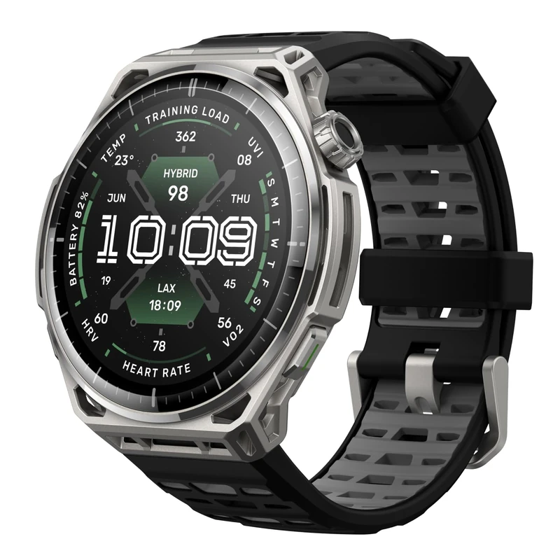 Amazfit Balance 3 GPS Smartwatch, 48mm 1.5"AMOLED Sapphire Glass, Stainless Steel, NFC, 21-Day Battery, Flashlight, 64GB, Offline Maps, 10 ATM, 180+ Sports & HYROX Fitness Tracker for Android & iPhone