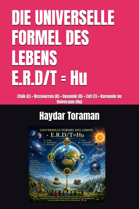 DIE UNIVERSELLE FORMEL DES LEBENS = E.R.D/T = Hu: Ethik (E) • Ressourcen (R) • Dynamik (D) • Zeit (T) • Harmonie im Universum (Hu) - Image 1