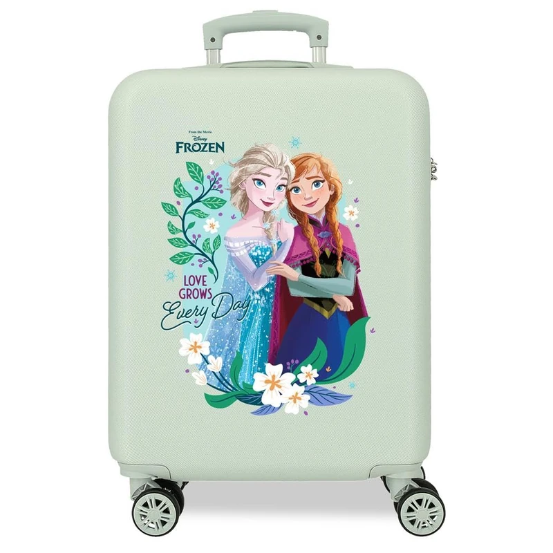 Joumma Disney Frozen Ice Dreams Cabin Suitcase Mint 38 x 55 x 20 cm Rigid ABS Combination Lock Side 34L 2.6 kg 4 Double Wheels Hand Luggage