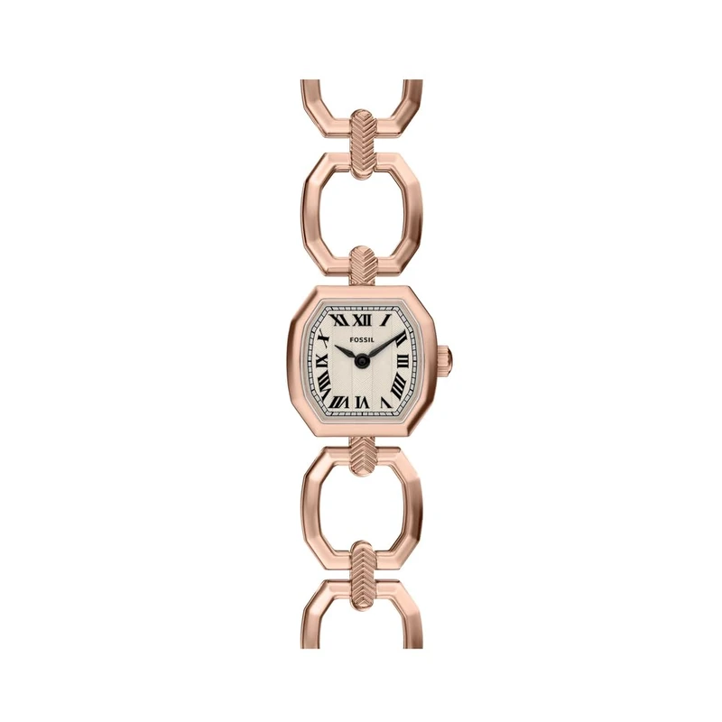 Fossil Harlow Women's Rose Gold Tone 20MM Stainless Steel Watch, ES5484