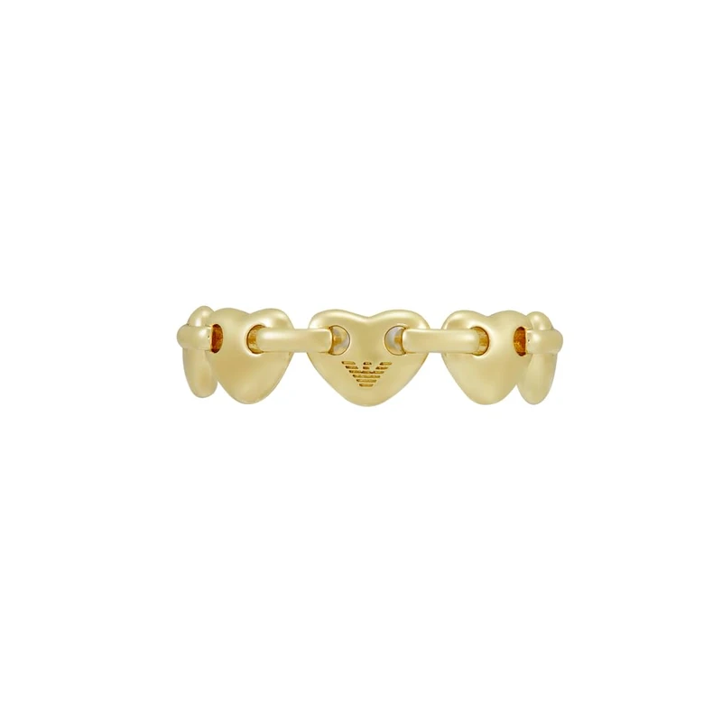 Emporio Armani Women's Gold-Tone Ring, EGS33327105.5