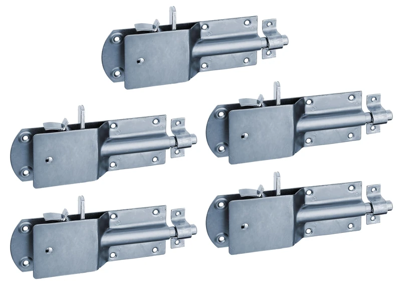 Alberts 823450 Safety Stable Bolt with Attached Loop Steel 200 mm Set of 5