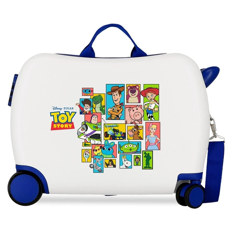 Disney Joumma Toy Story Children's Suitcase White 50x38x20 cm Hard-Shell ABS Side Combination Lock 34L 2.1kg 2 Double Wheels Hand Luggage