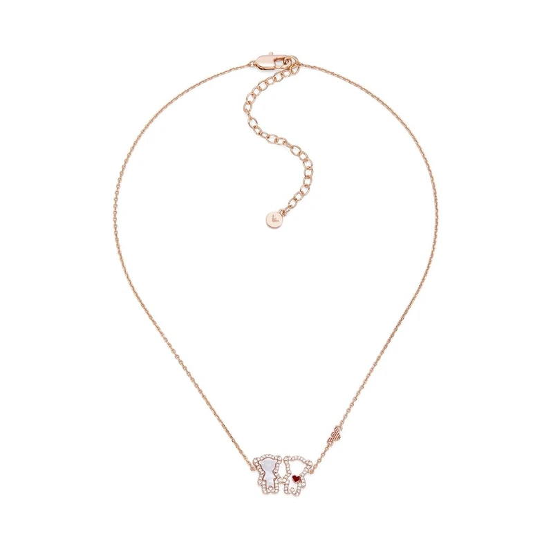 Emporio Armani Women's Rose Gold-Tone Necklace, EGS3351221
