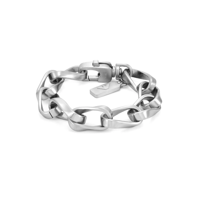 Emporio Armani Men's Silver-Tone Bracelet, EGS3302040