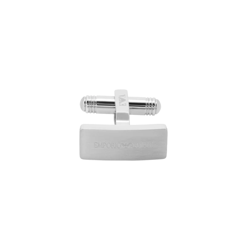 Emporio Armani Men's Silver-Tone Stainless Steel Cufflink, EGS3308040