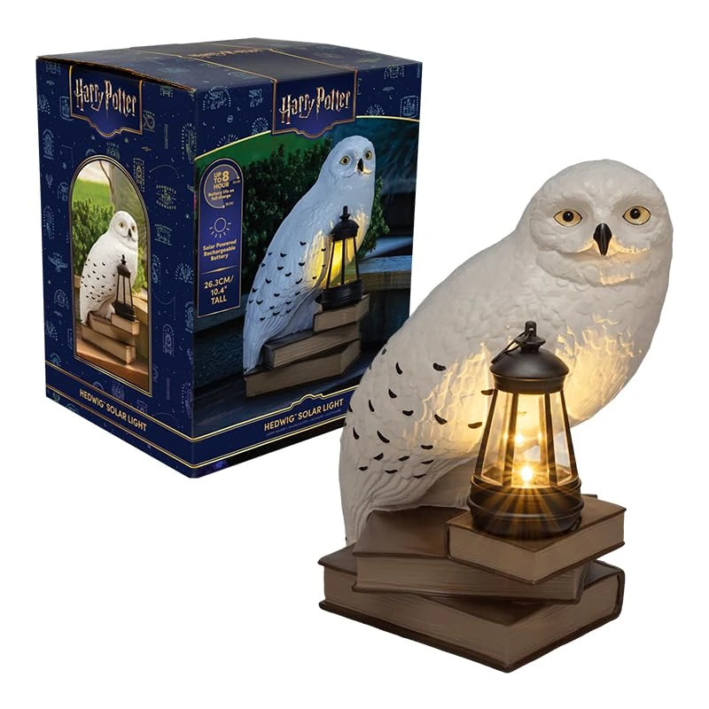 Paladone Hedwig Solar Gnome Light – Outdoor Garden Light with Dusk‑to‑Dawn Sensor – Rechargeable - Image 1
