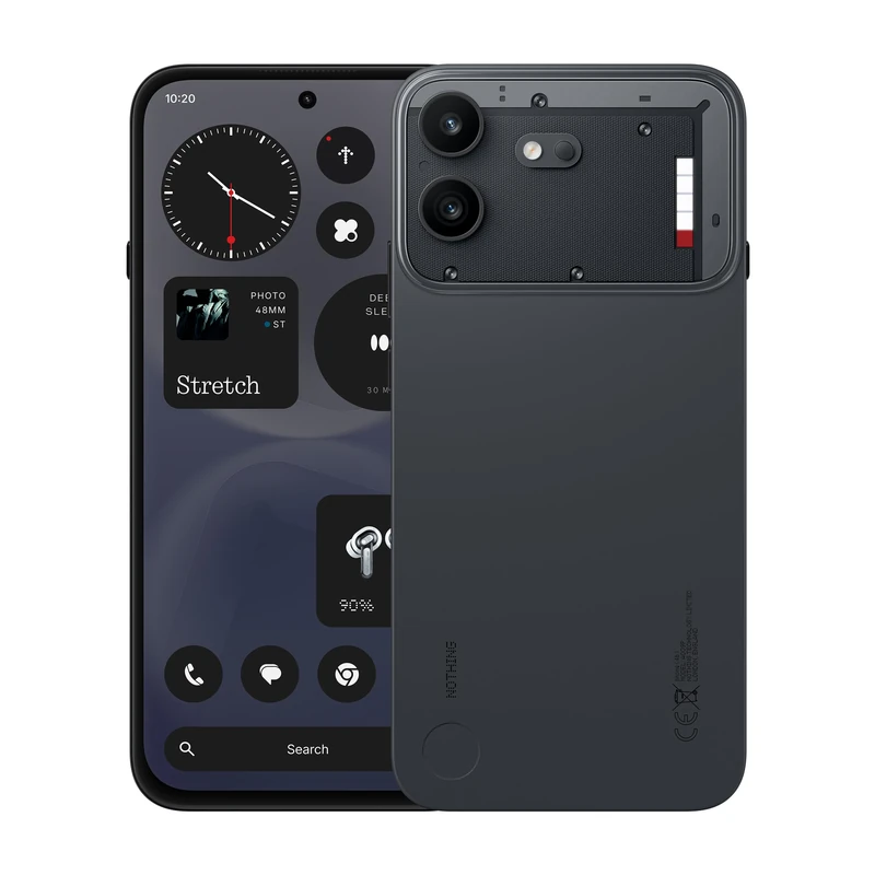 Nothing Phone (4b), Unlocked Android 16 Smartphone, 50MP OIS Camera, 6.67" 120Hz AMOLED Display, 5200mAh Battery, 33W Fast Charging, 8GB RAM + 128GB Storage, Dual SIM, Glyph Bar