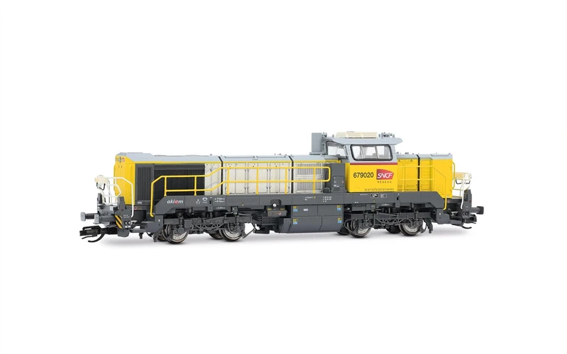 ARNOLD HN9082S SNCF Réseau, diesel locomotive Vossloh DE 18, yellow-grey livery, ep. VI, with DCC Sound Decoder Railway Diesel locomotives - Image 1
