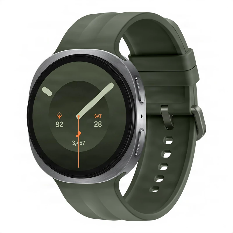 Samsung Galaxy Watch9 AI Smartwatch, 44mm, Cushion Design, LTE, Silver