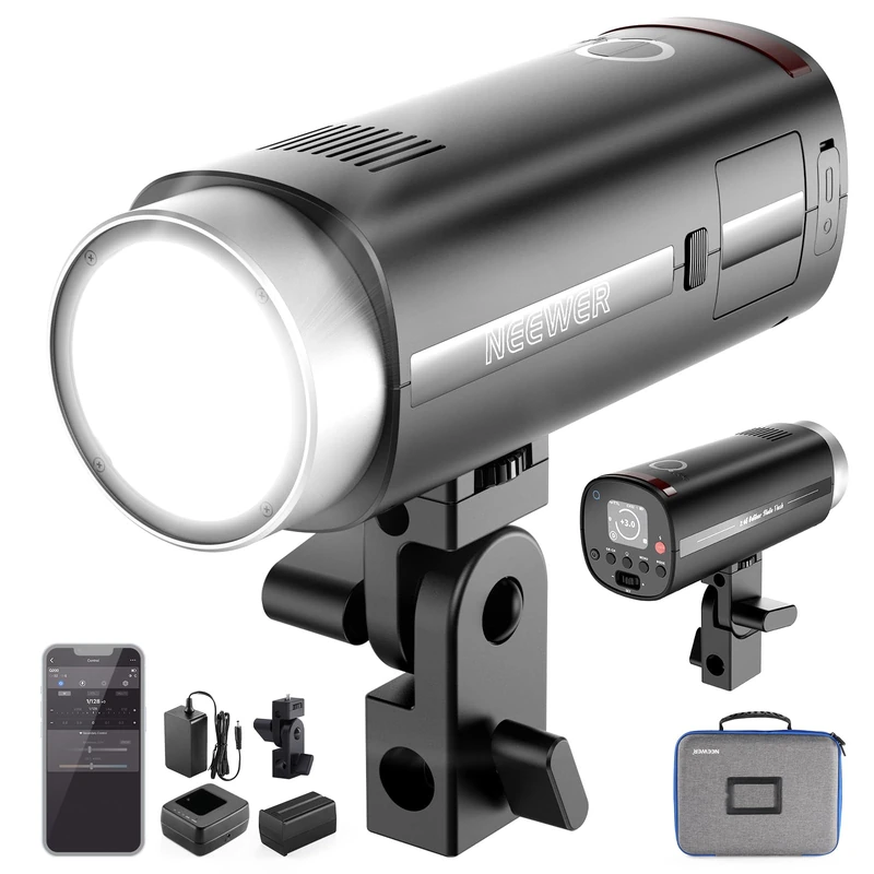 NEEWER Q200 200Ws 2.4G TTL Outdoor Strobe Flash Compatible with Godox